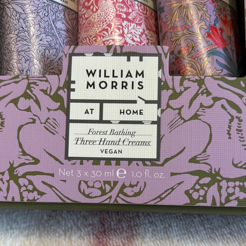 William Morris At Home Forest Bathing Hand Cream Set of 3 NWT 3x 1.0 oz - Picture 2 of 16